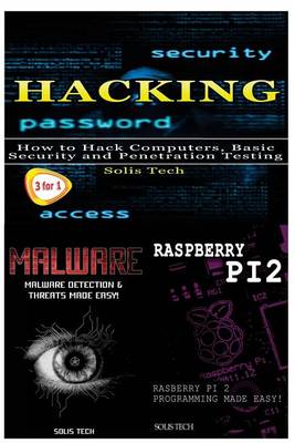 Book cover for Hacking + Malware + Raspberry Pi 2