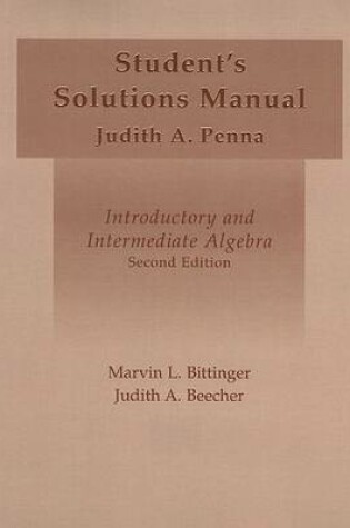 Cover of Student's Solutions Manual