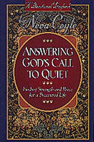 Cover of Answering God's Call to Quiet