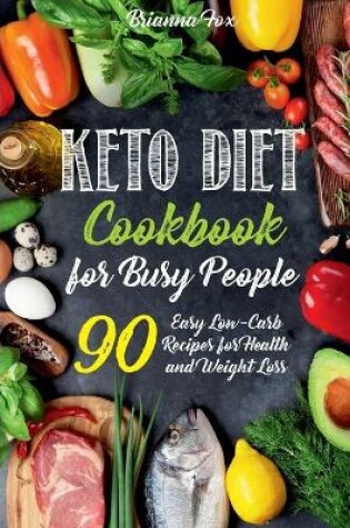 Cover of Keto Diet Cookbook for Busy People