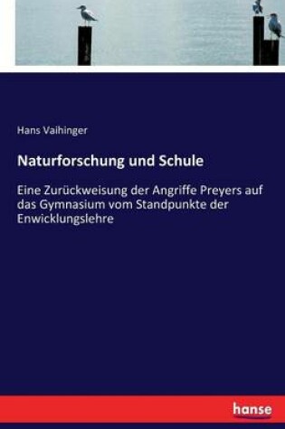 Cover of Naturforschung und Schule