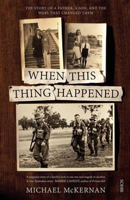 Book cover for When This Thing Happened