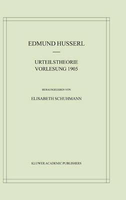 Book cover for Urteilstheorie Vorlesung 1905