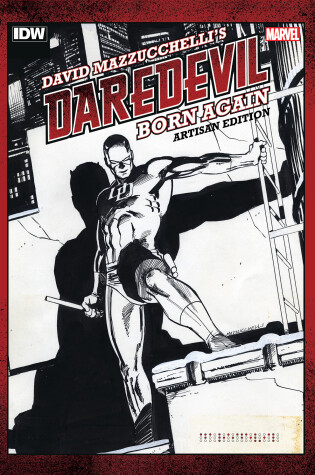 Cover of David Mazzucchelli’s Daredevil Born Again Artisan Edition