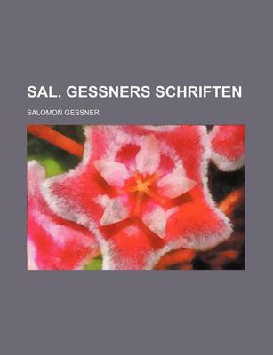 Book cover for Sal. Gessners Schriften