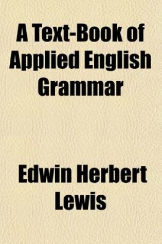 Cover of A Text-Book of Applied English Grammar