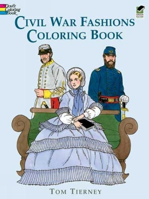 Book cover for Civil War Fashions Coloring Book