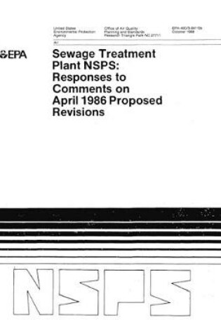 Cover of Sewage Treatment Plant NSPS