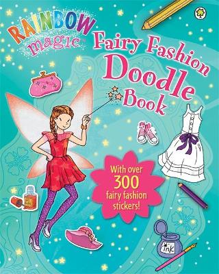 Book cover for Rainbow Magic: Fairy Fashion Doodle Book