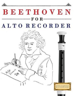 Book cover for Beethoven for Alto Recorder