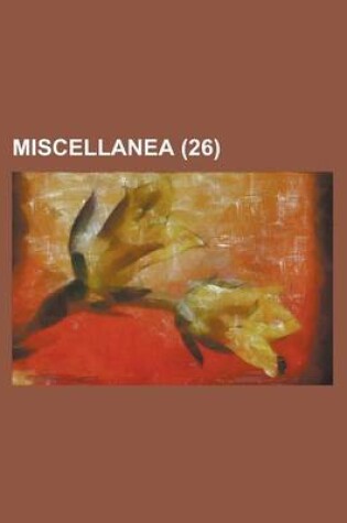 Cover of Miscellanea (26)