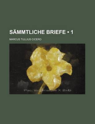 Book cover for Sammtliche Briefe (1)