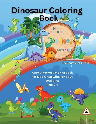 Book cover for Dinosaur Coloring Book Club