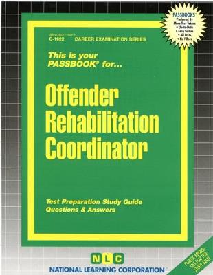 Book cover for Offender Rehabilitation Coordinator