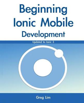 Book cover for Beginning Ionic Mobile Development