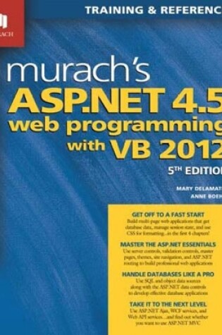 Cover of Murach's ASP.NET 4.5 Web Programming with VB 2012