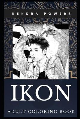 Book cover for Ikon Adult Coloring Book