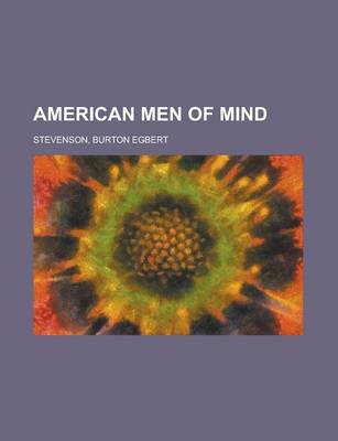 Book cover for American Men of Mind