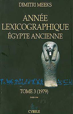 Book cover for Annee Lexicographique. Egypte Ancienne