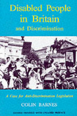 Cover of Disabled People in Britain and Discrimination