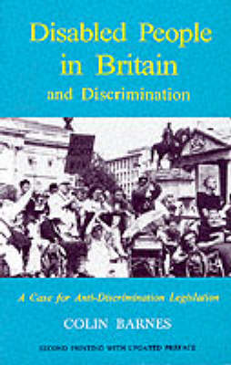 Book cover for Disabled People in Britain and Discrimination