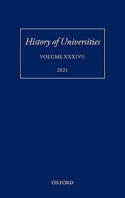 Cover of Volume XXXIV/1