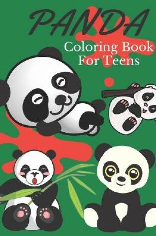 Cover of Panda Coloring Book For Teens