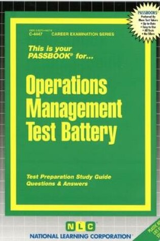 Cover of Operations Management Test Battery