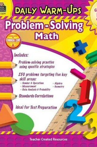 Cover of Daily Warm-Ups: Problem Solving Math Grade 5
