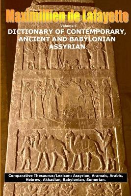 Book cover for Vol. 5. DICTIONARY OF CONTEMPORARY, ANCIENT AND BABYLONIAN ASSYRIAN