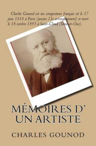 Cover of Memoires d' un artiste