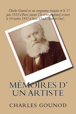 Book cover for Memoires d' un artiste