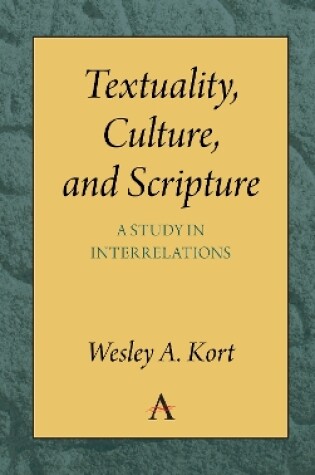 Cover of Textuality, Culture and Scripture