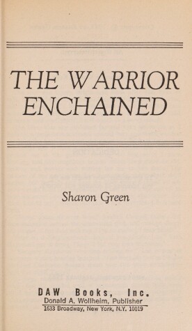 Book cover for Green Sharon : Terrilian II: the Warrior Enchained