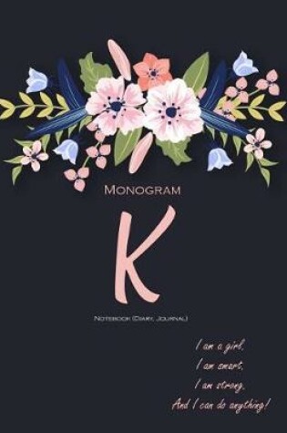 Cover of Monogram 'K' Notebook (Diary, Journal)