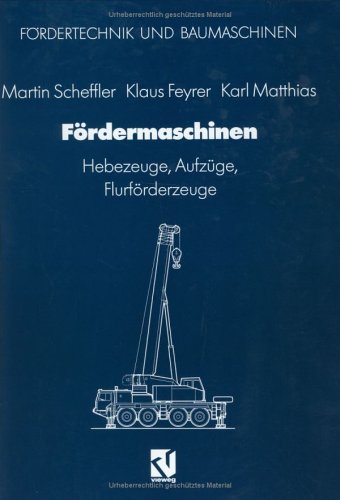 Cover of Fordermaschinen