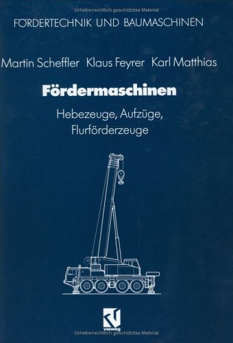 Book cover for Fordermaschinen