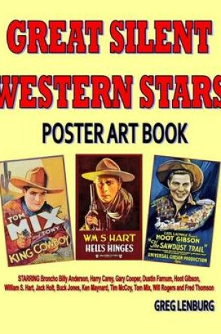 Cover of Great Silent Western Stars Poster Art Book