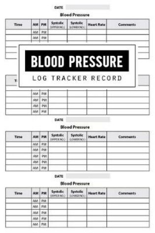 Cover of Blood Pressure Log Record