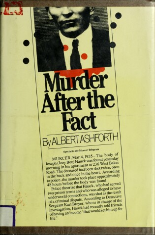 Book cover for Murder After the Fact