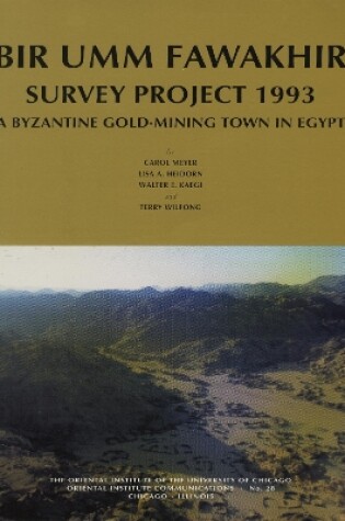 Cover of Bir Umm Fawakhir Survey Project 1993