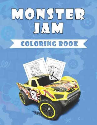 Book cover for Monster Jam Coloring Book