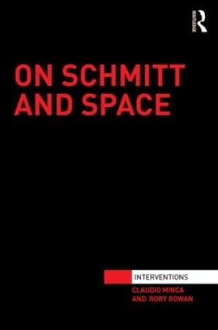 Cover of On Schmitt and Space