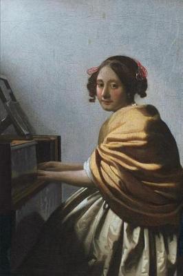 Book cover for A Young Woman Seated at the Virginals by Johannes Vermeer Journal