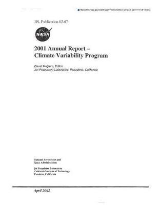 Book cover for Climate Variability Program