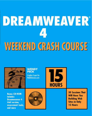 Book cover for Dreamweaver 4 Weekend Crash Course