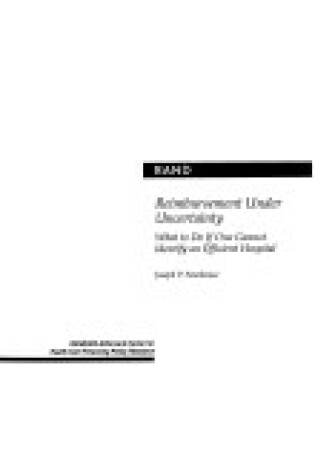 Cover of Reimbursement under Uncertainty