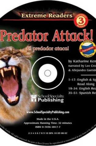 Cover of Predator Attack English-Spanish Extreme Reader Audio CD