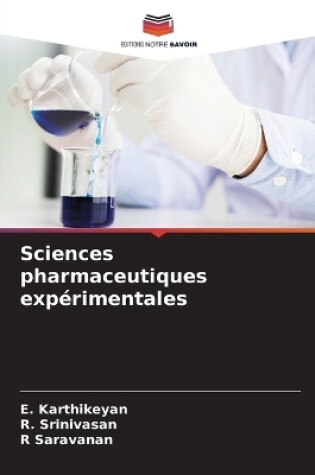 Cover of Sciences pharmaceutiques expérimentales