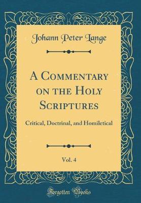 Book cover for A Commentary on the Holy Scriptures, Vol. 4